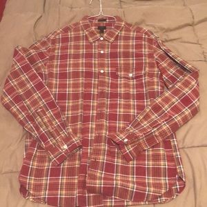 J. Crew plaid button-down shirt